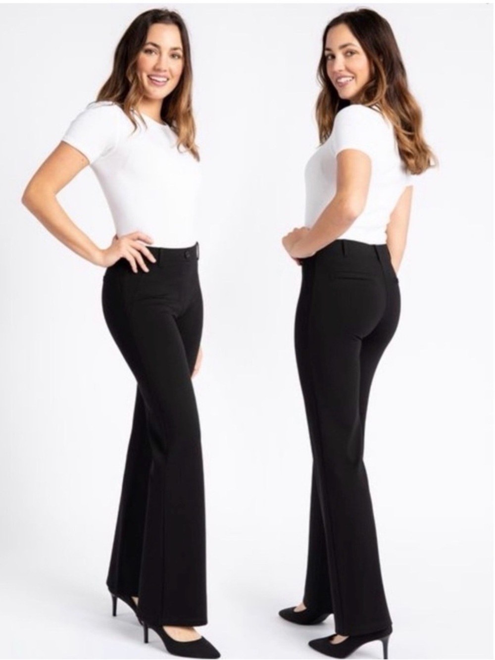 BetaBrand Flare Dress Yoga Pants - Classic Workwear